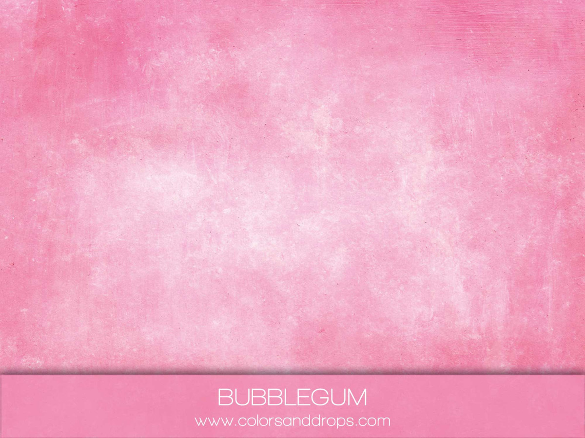 Pink textured photo backdrop & floor Bubblegum – candy pink painted texture | Colors&Drops