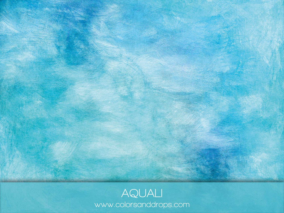 Turquoise textured photo backdrop & floor Aquali – turquoise blue watercolour texture | Colors&Drops