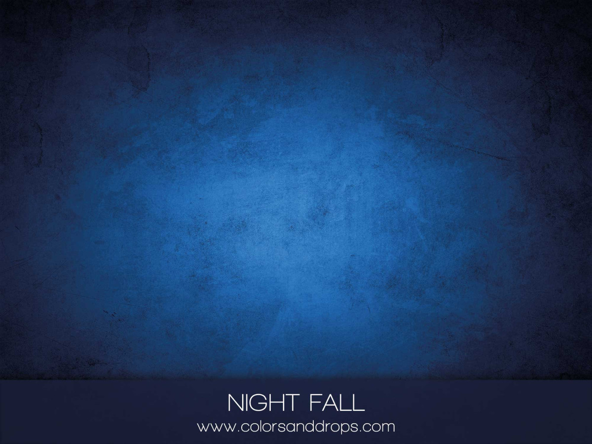 Blue textured photo backdrop & floor Night-Fall – vignetted midnight blue painted texture | Colors&Drops
