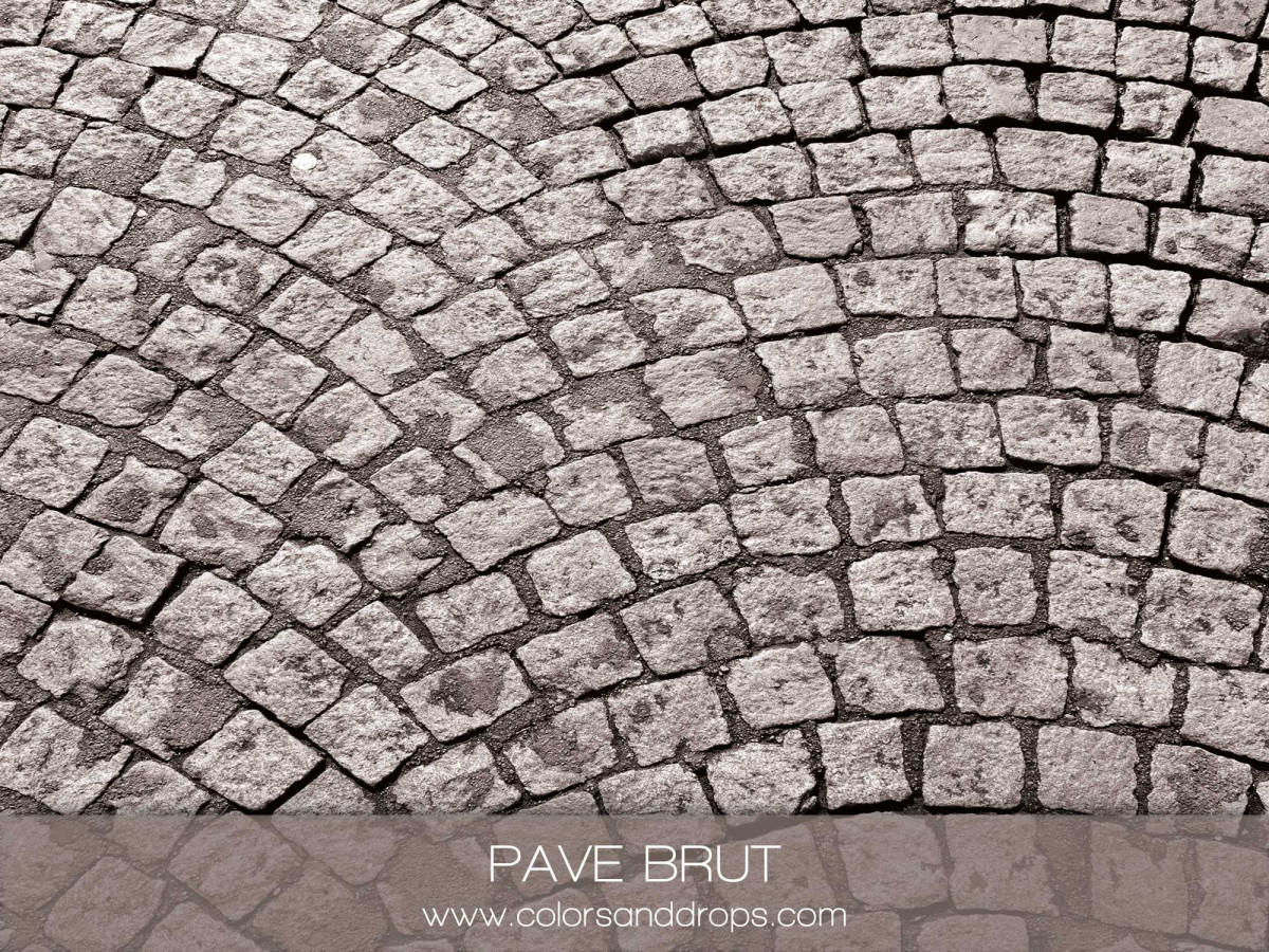 Photo floor Pave Brut – stone cobblestone floor | Colors&Drops