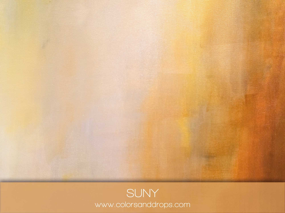 Yellow textured photo backdrop & floor Sunny – sunny yellow and ochre painted texture | Colors&Drops