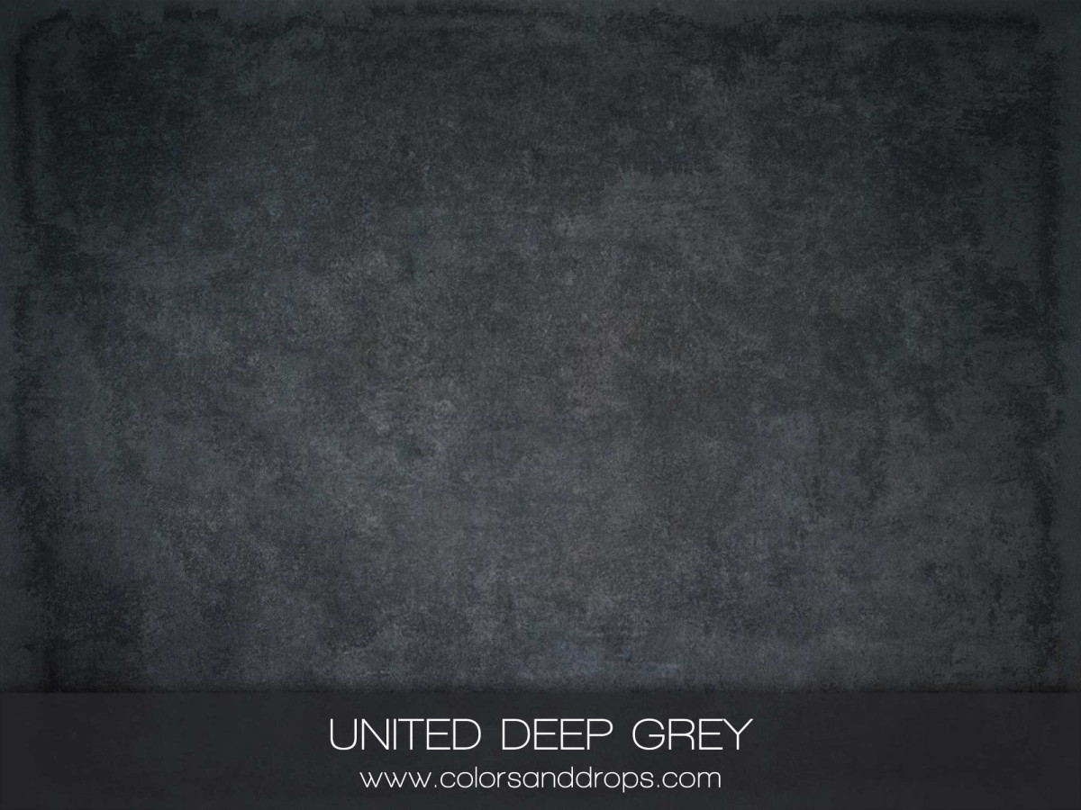Dark grey textured photo backdrop & floor United Deep Gray – very dark grey painted texture | Colors&Drops