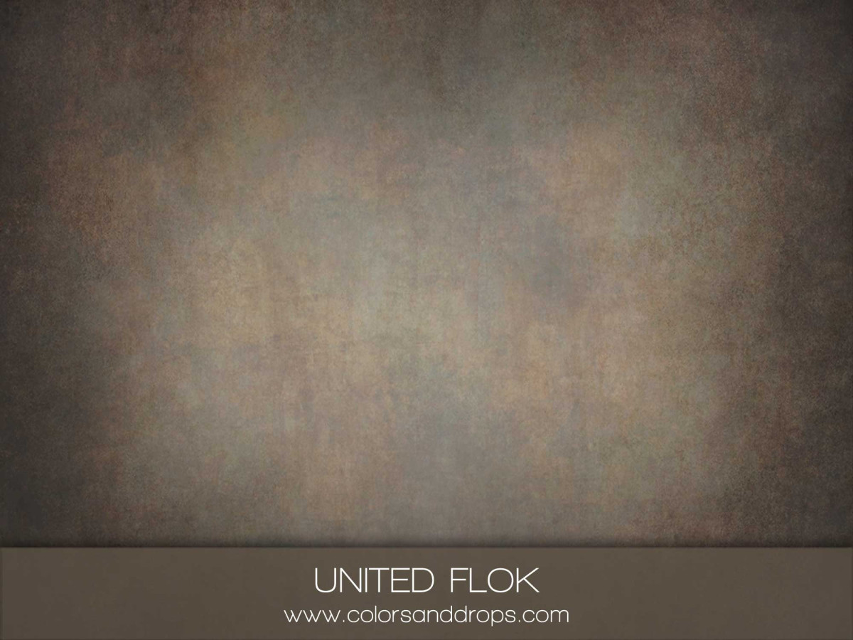 Fond photo taupe texturé United Flok – texture effet peinture gris taupe vignetté | Colors&Drops