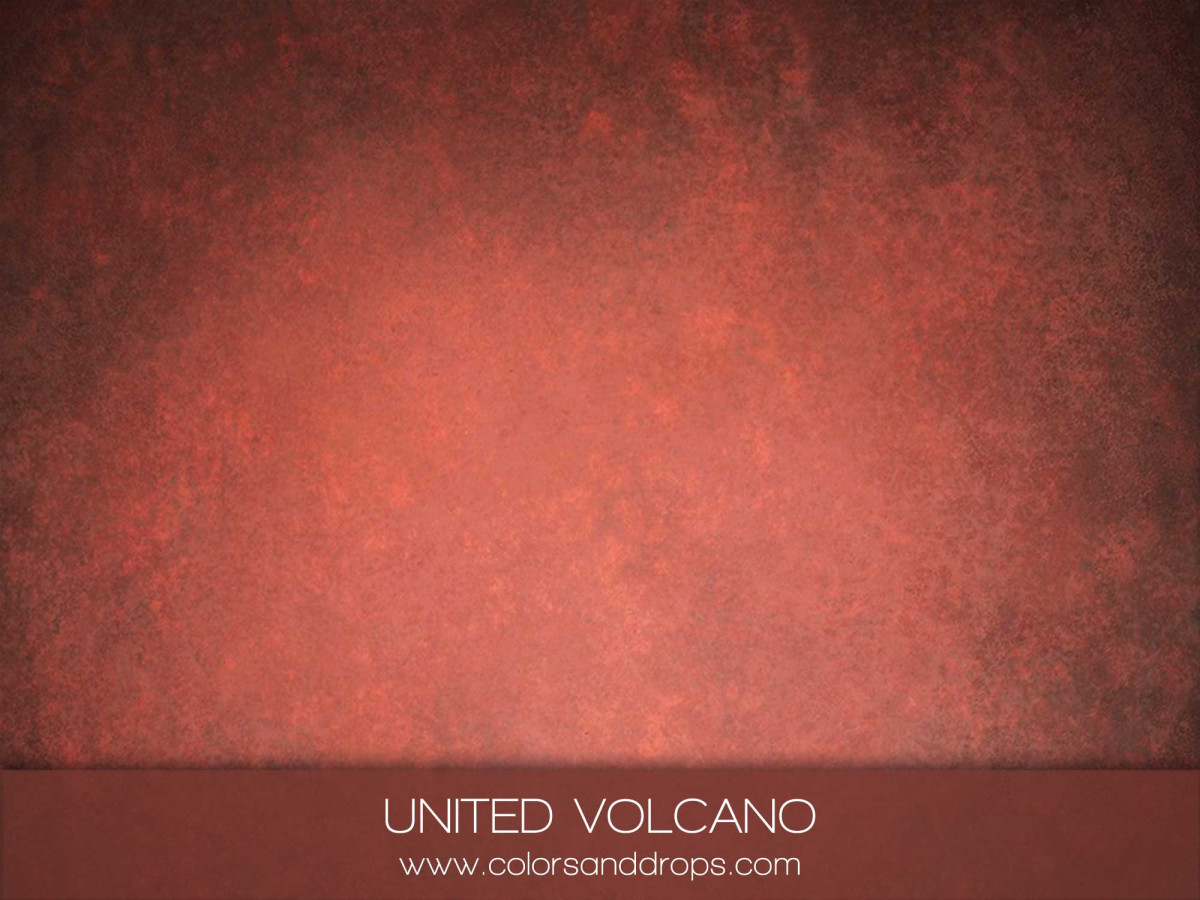 Red textured photo backdrop & floor United Volcano – vignetted coral red painted texture | Colors&Drops