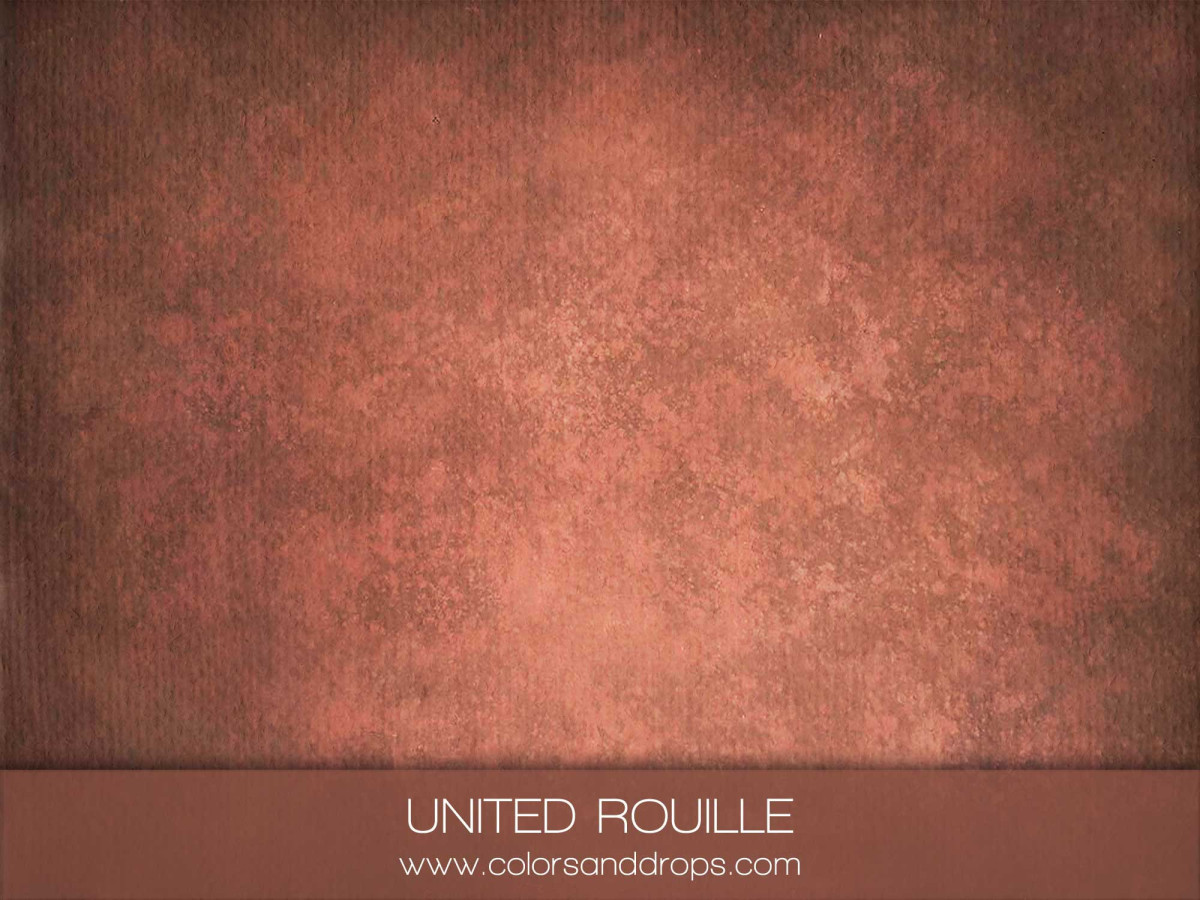 Fondo y suelo fotográficos naranja óxido texturizados United Rouille – textura efecto pintura naranja óxido | Colors&Drops