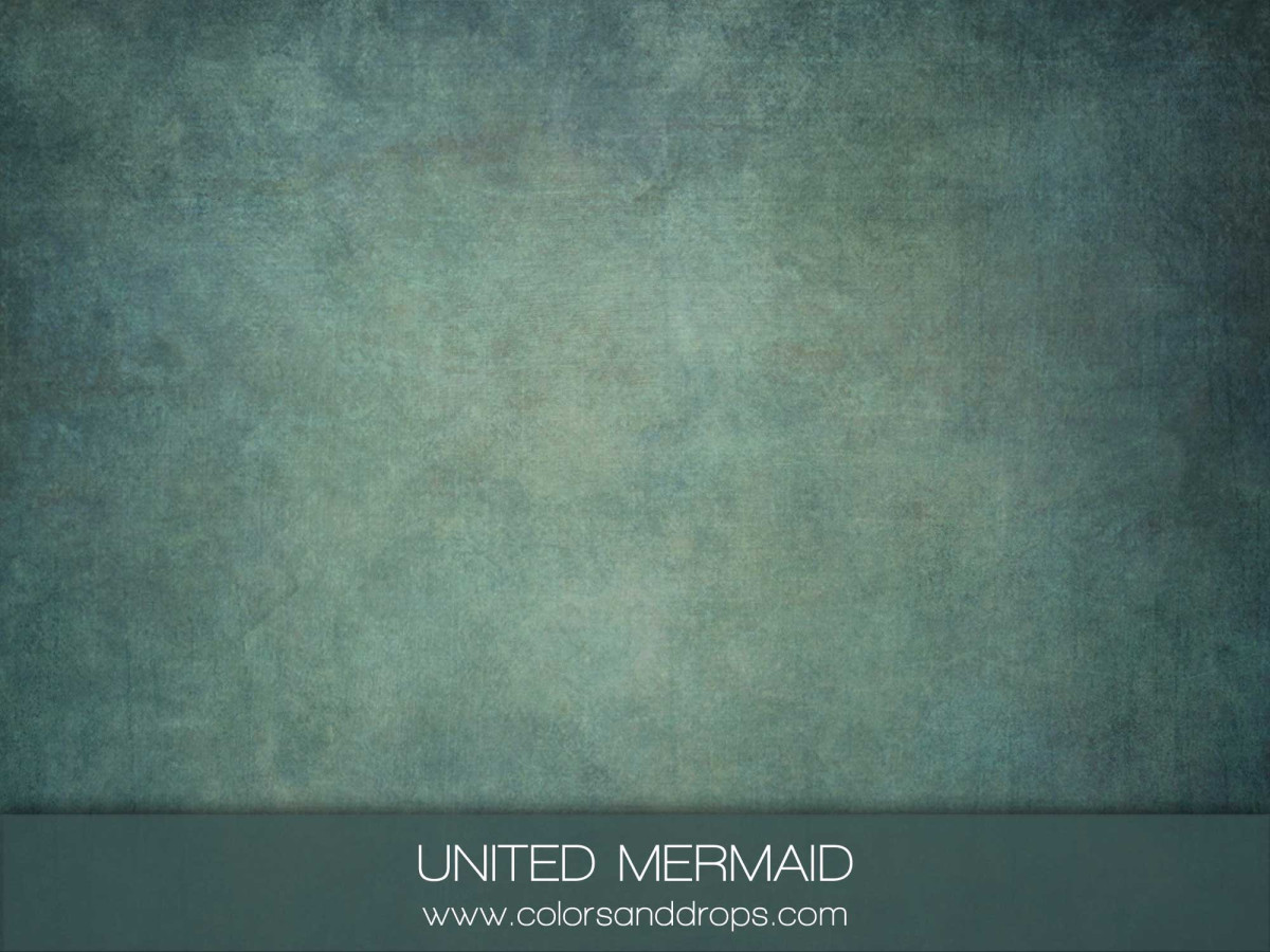 Blue green textured photo backdrop & floor United Mermaid – teal blue green painted texture | Colors&Drops