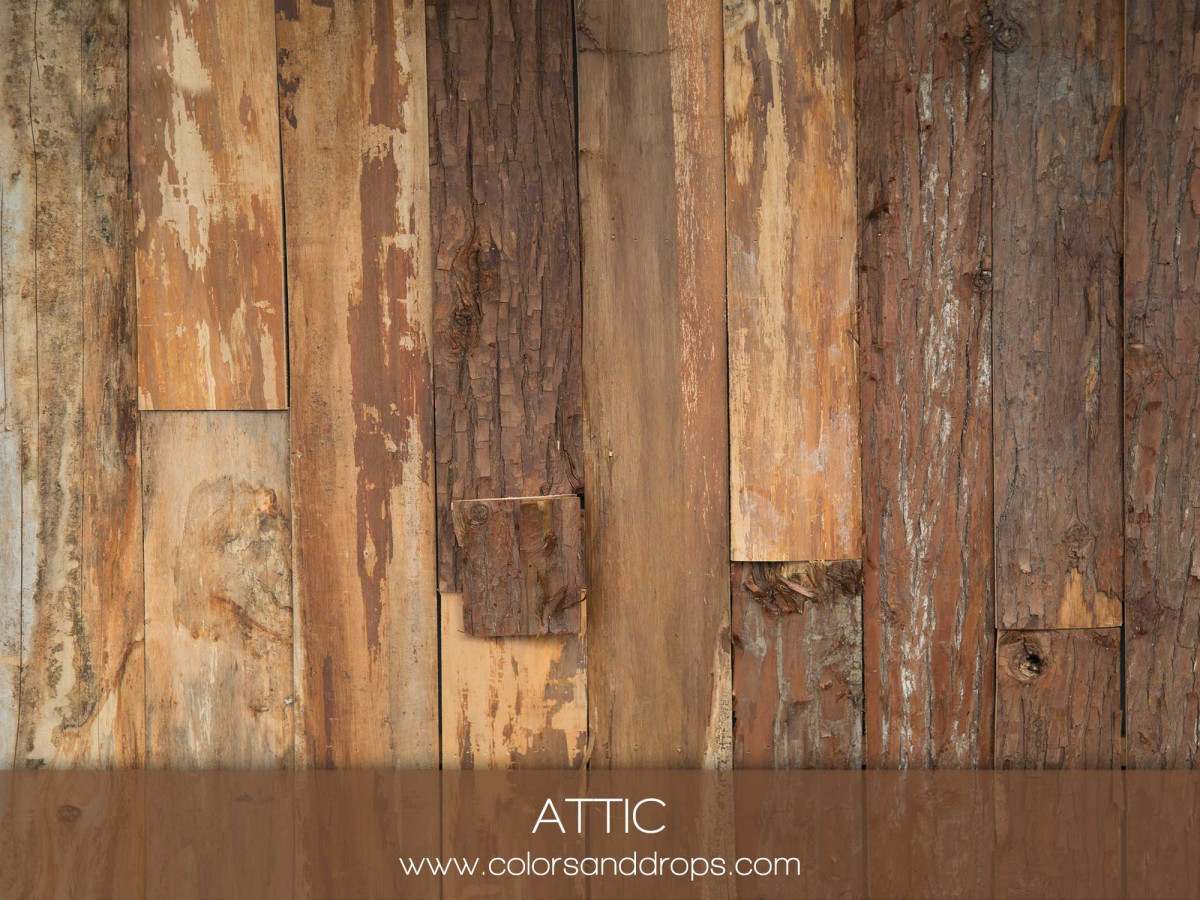 Photo floor Attic – reclaimed wooden planks | Colors&Drops