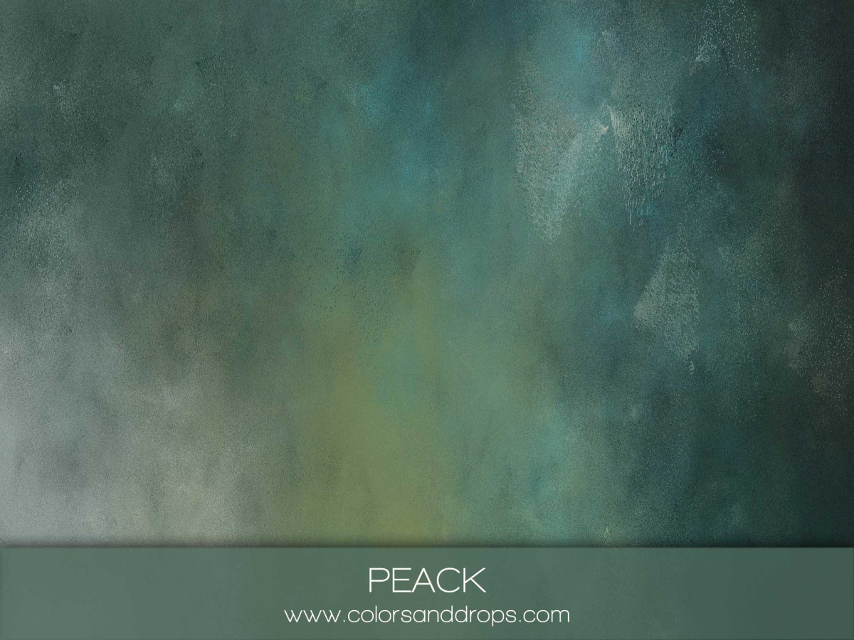 Teal green textured photo backdrop & floor Peack – teal and ochre painted texture | Colors&Drops