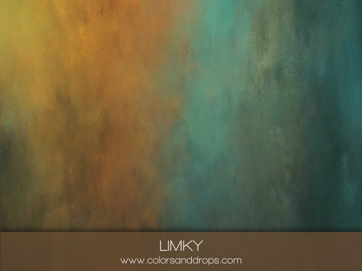 Ochre textured photo backdrop & floor Limky – ochre and teal painted texture | Colors&Drops