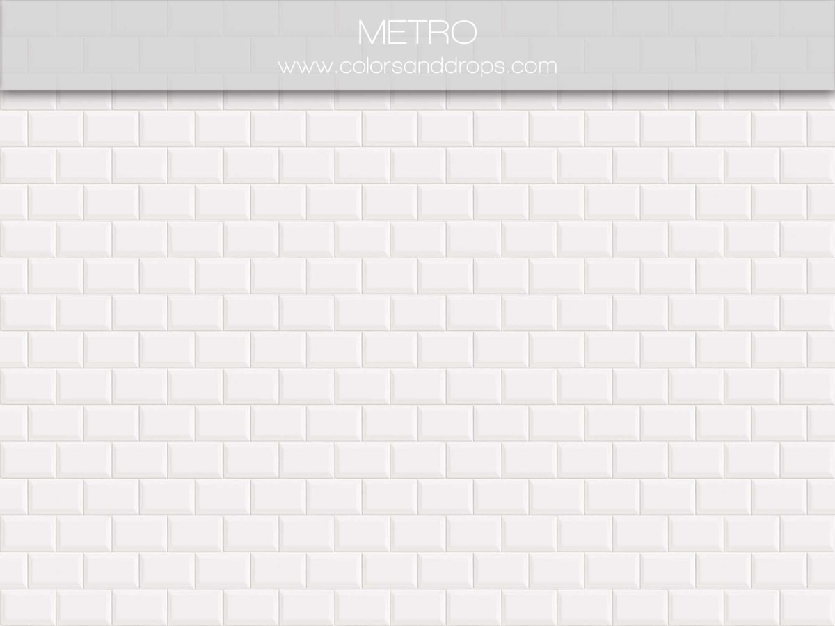 Fondo fotográfico blanco texturizado Metro – pared de azulejo metro blanco | Colors&Drops