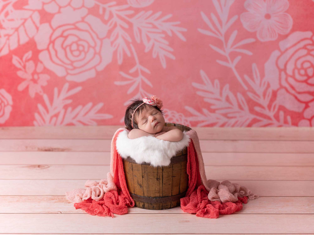 Sol photo Peach – planches de bois peint pêche clair | Colors&Drops
