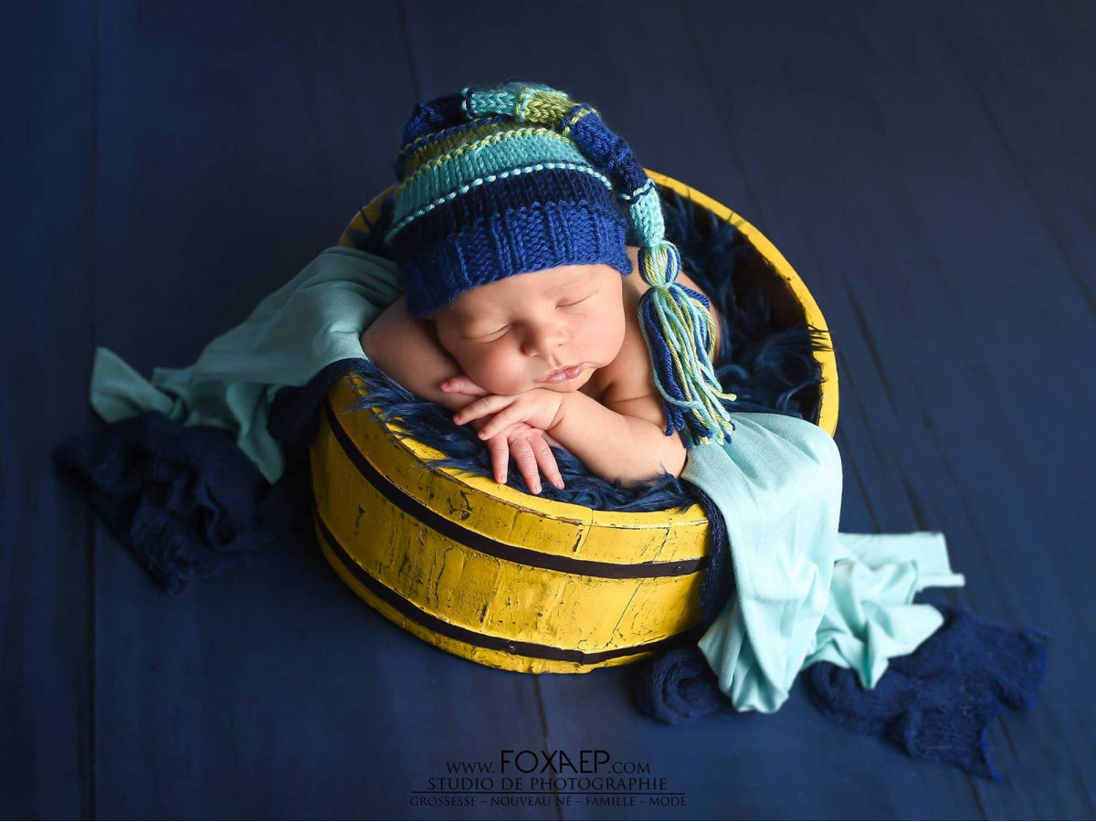 Sol photo Navy – planches de bois peint bleu marine | Colors&Drops