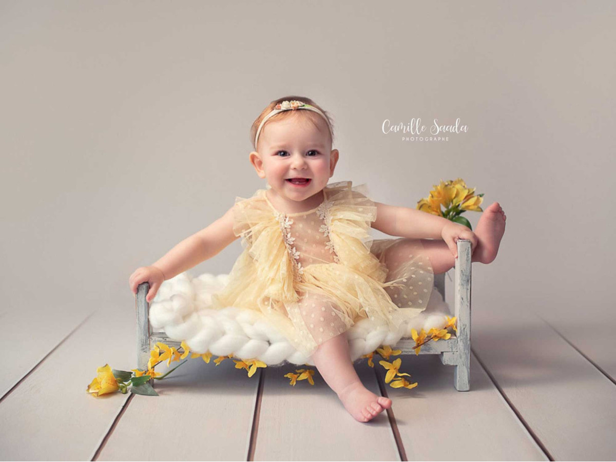 Fond photo infini avec sol Infinity Sand – fond infini beige sable avec sol en planches | Colors&Drops