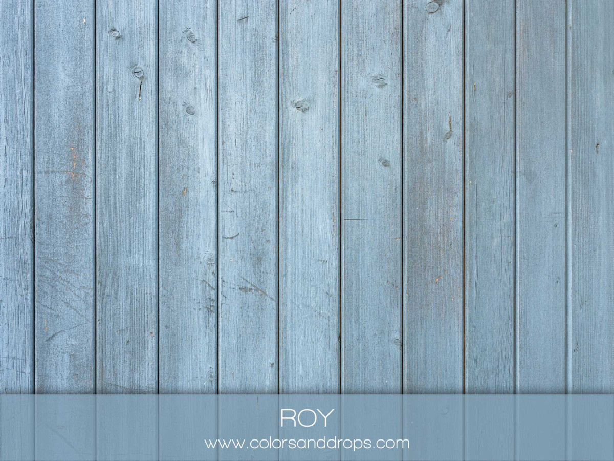 Photo floor Roy – blue grey painted wooden planks | Colors&Drops