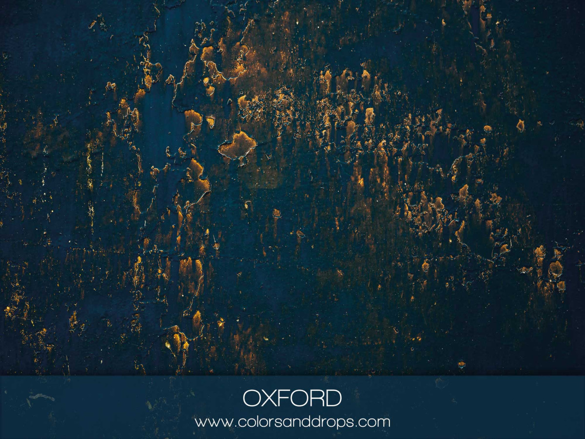 Petrol blue textured photo backdrop & floor Oxford – dark petrol blue texture splashed with gold | Colors&Drops