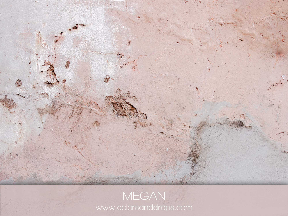 Pale pink textured photo backdrop & floor Megan – chipped pale pink plastered wall | Colors&Drops