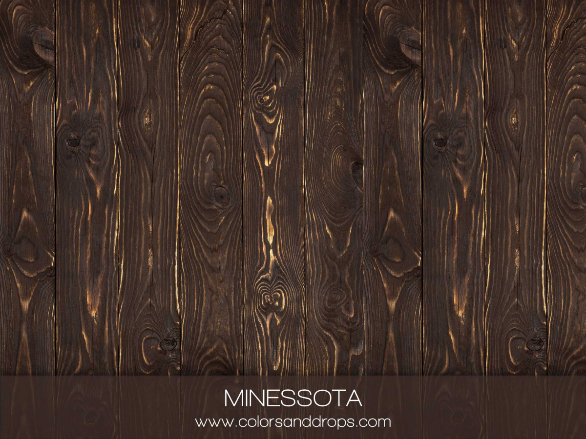 Photo floor Minessota – dark brown wooden planks with golden grain | Colors&Drops