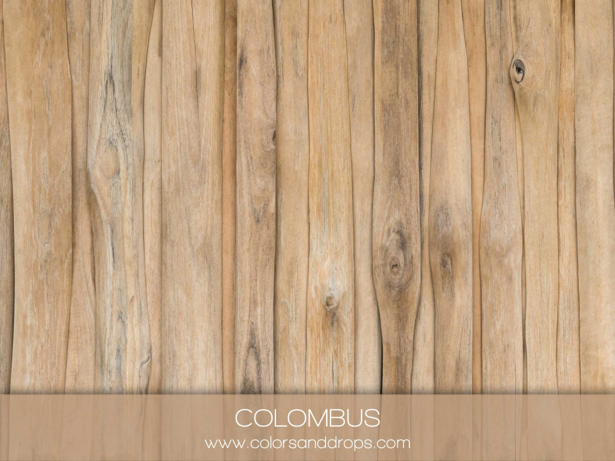 Photo floor Colombus – light natural wooden planks | Colors&Drops