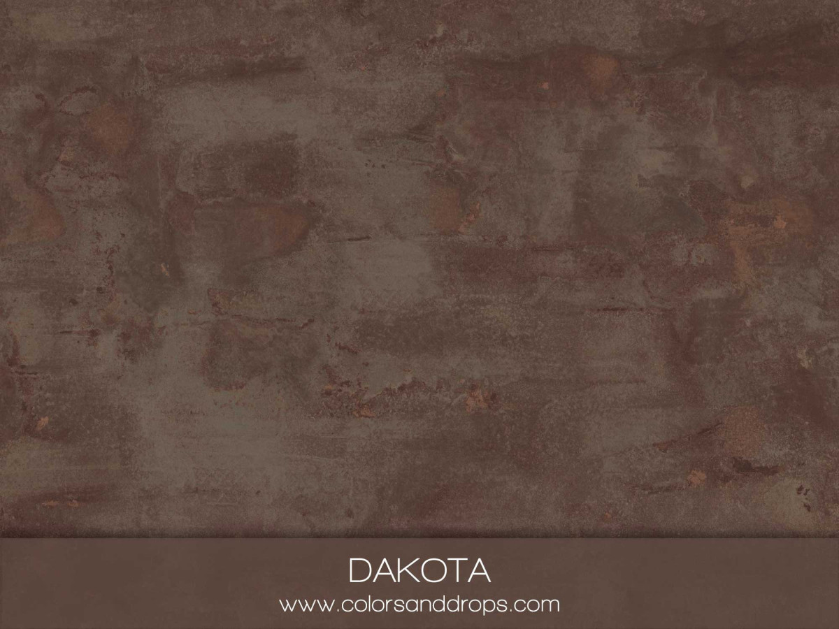 Fond photo brun texturé Dakota – texture effet enduit brun rouille | Colors&Drops
