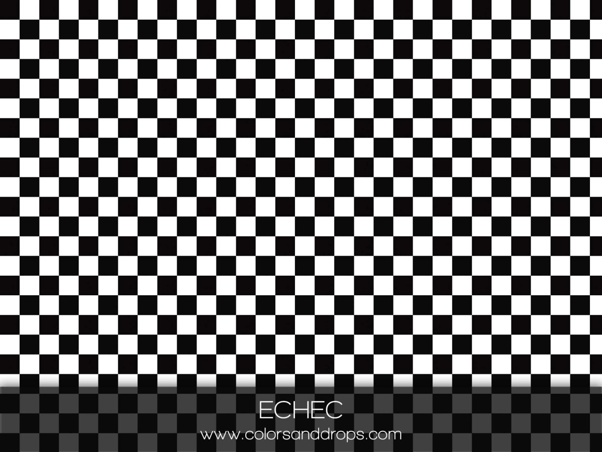 Black textured photo backdrop & floor Echec – black and white checkerboard | Colors&Drops