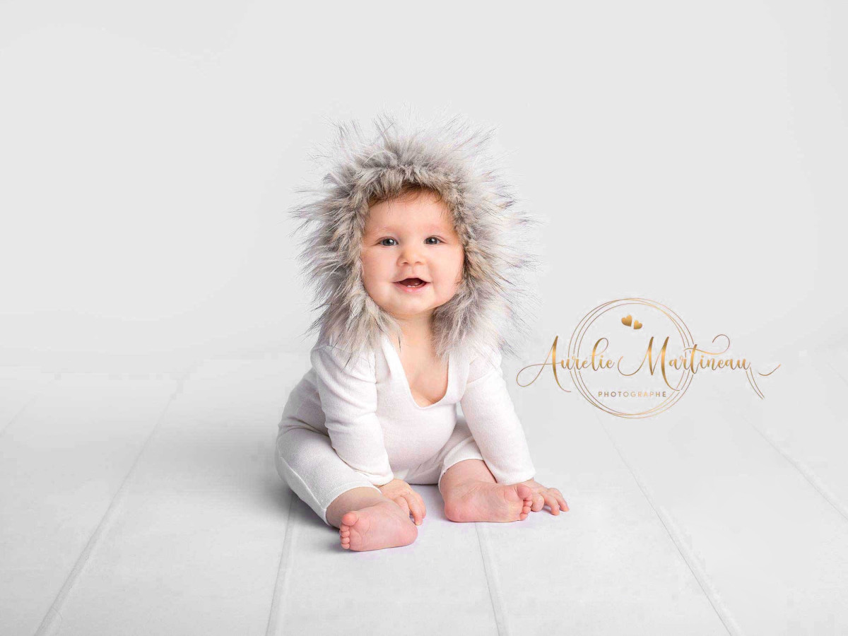 Fond photo infini avec sol Infinity Polar – fond infini blanc avec sol en lambris blanc | Colors&Drops
