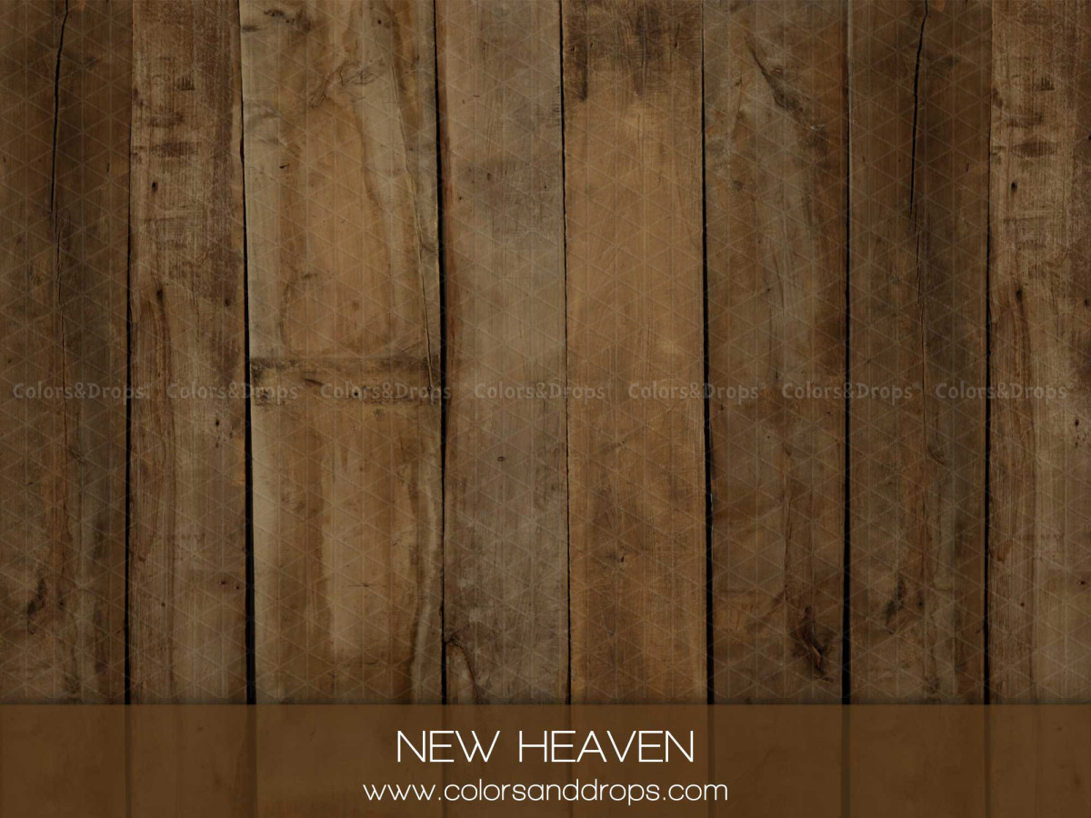 Sol photo New Heaven – planches de bois brun | Colors&Drops