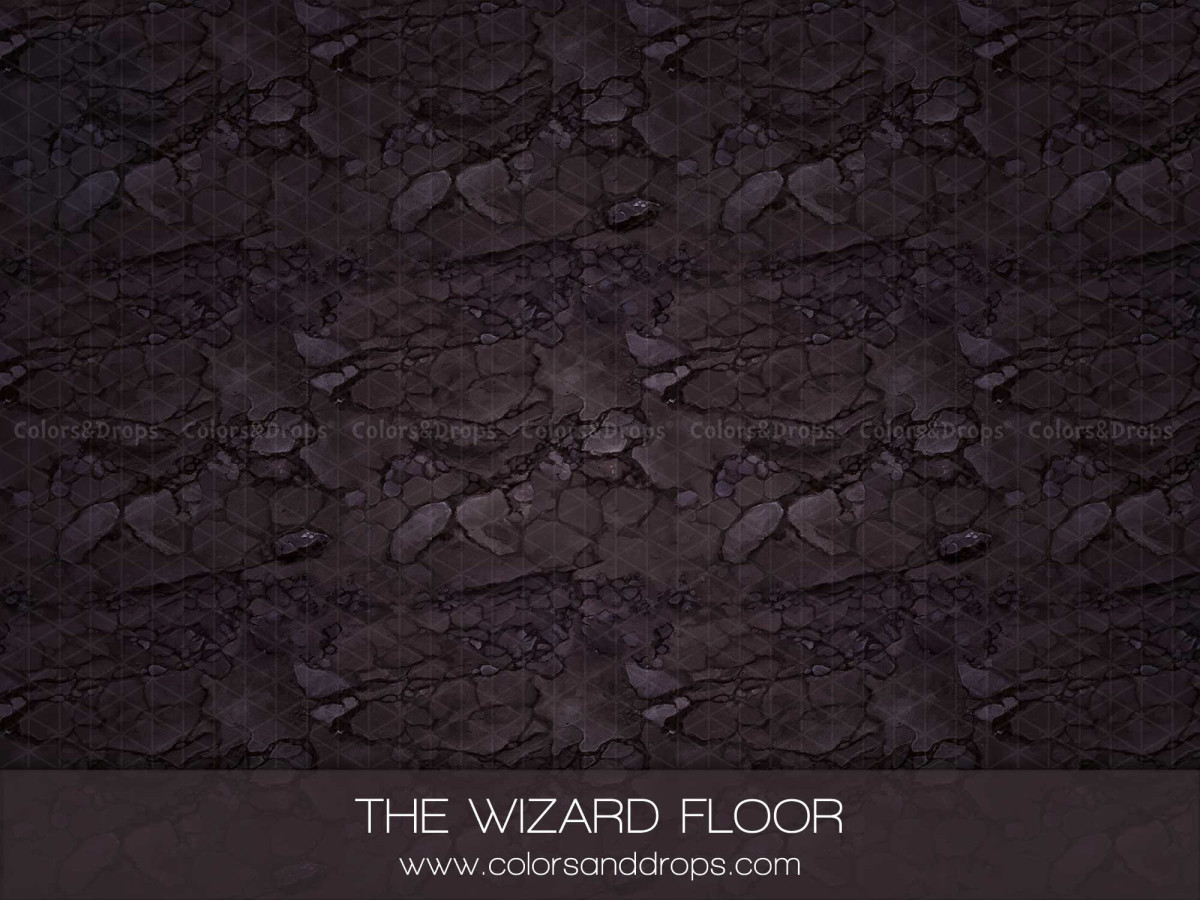 Suelo fotográfico The Wizard Floor – suelo de piedra negra | Colors&Drops