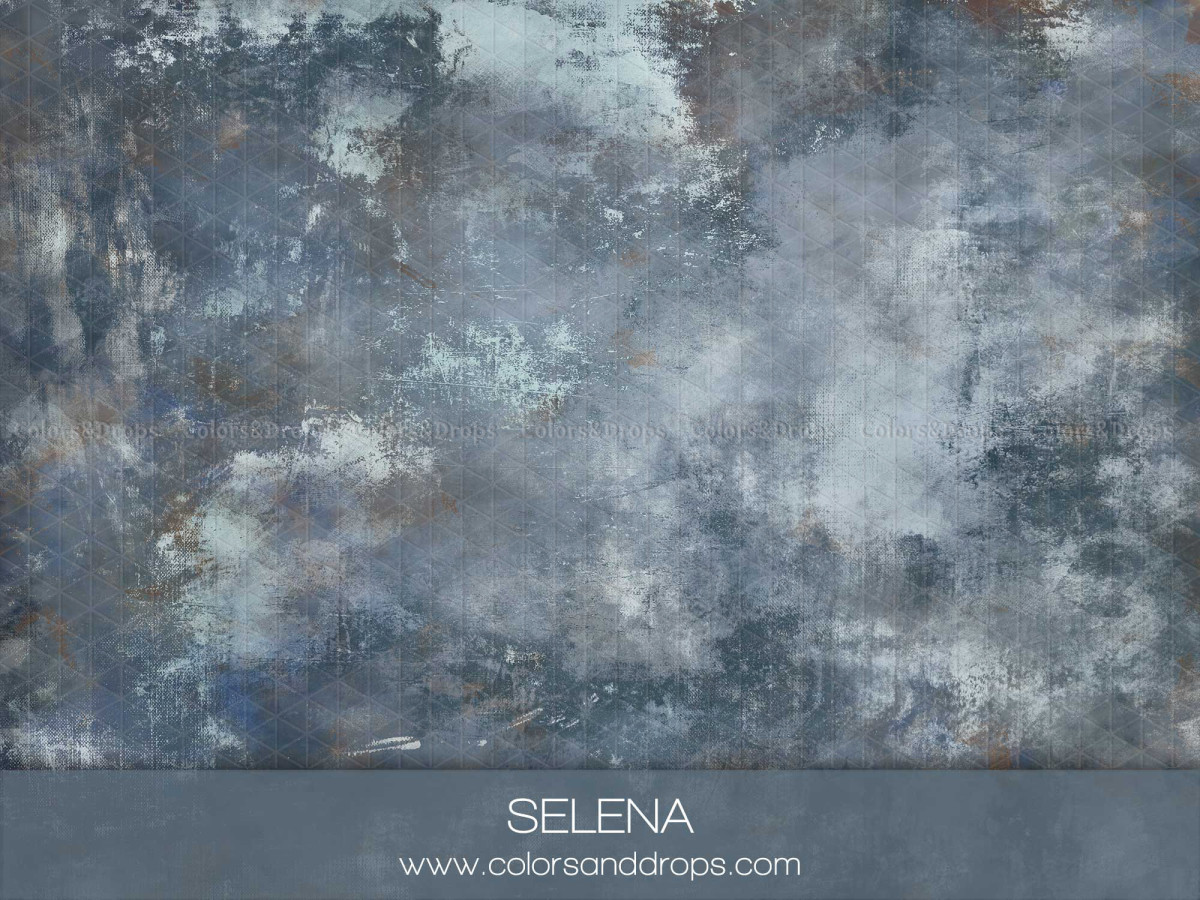 Fondo y suelo fotográficos gris azulado texturizados Selena – textura efecto enlucido gris azul tormenta | Colors&Drops