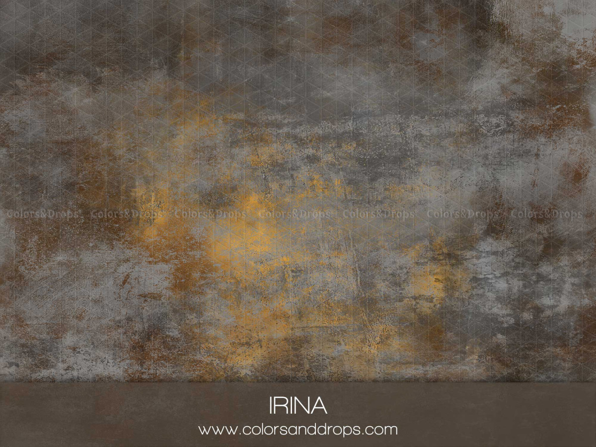Brown textured photo backdrop & floor Irina – aged brown and ochre painted texture | Colors&Drops