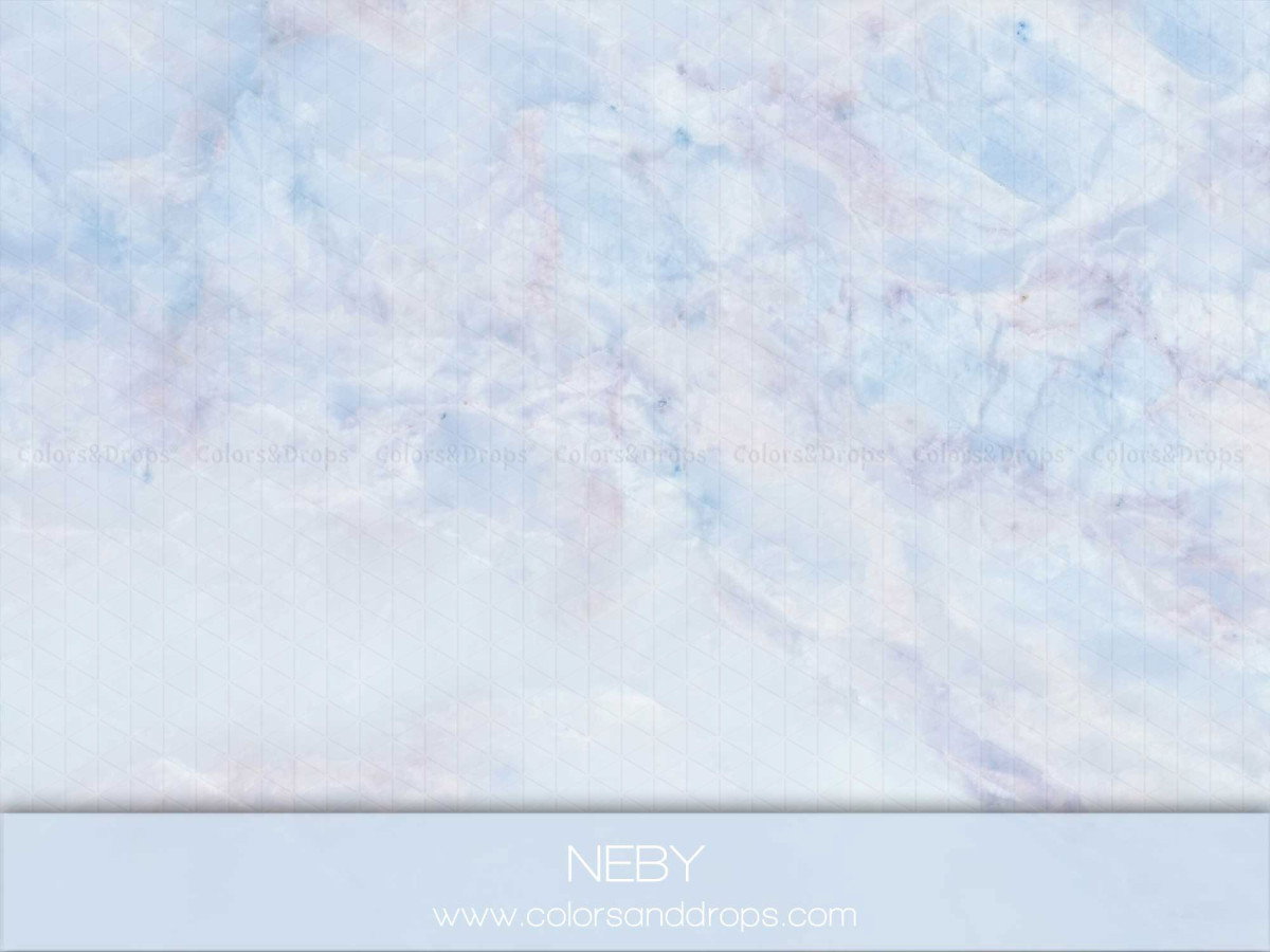 Pale blue textured photo backdrop & floor Neby – pastel blue and lilac marble | Colors&Drops
