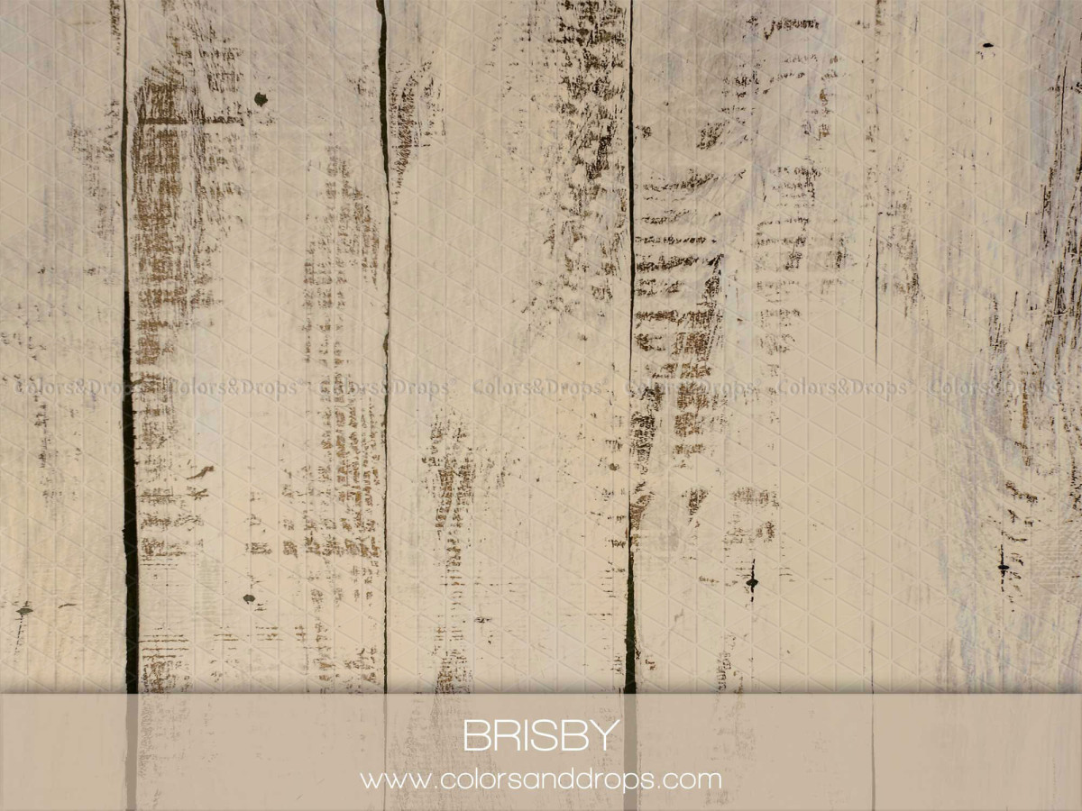 Sol photo Brisby – planches de bois beige usé | Colors&Drops
