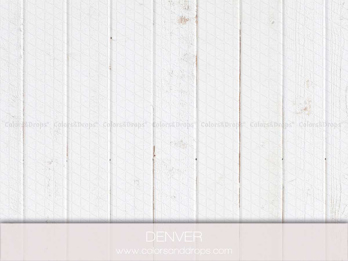 Photo floor Denver – smooth white wooden planks | Colors&Drops