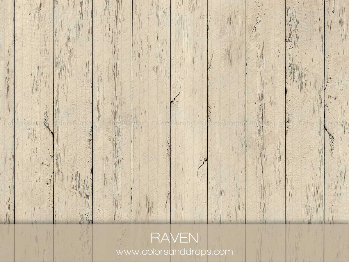 Sol photo Raven – planches de bois beige écaillé | Colors&Drops