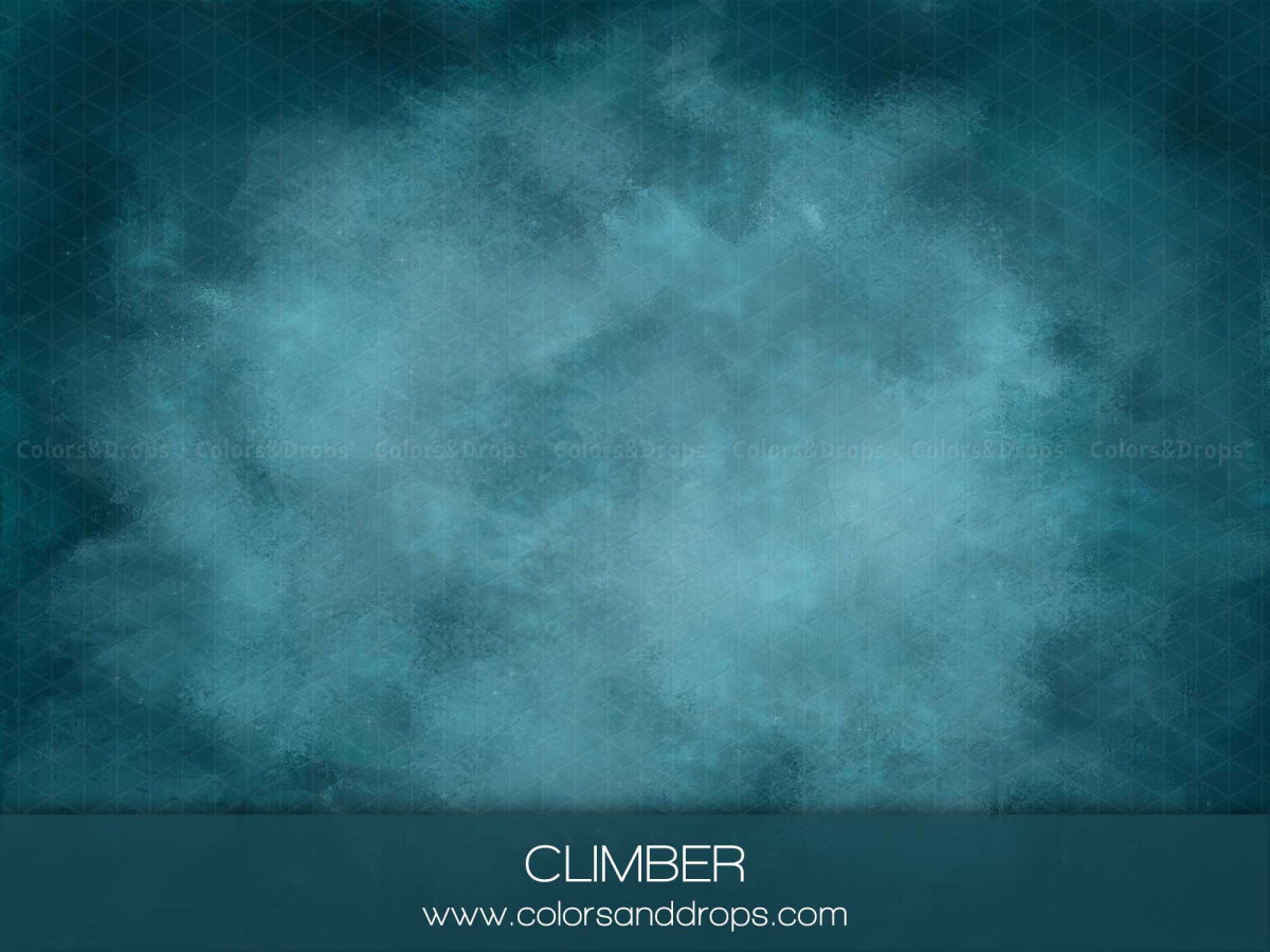 Fond photo bleu canard texturé Climber – texture effet peinture bleu canard vignetté | Colors&Drops