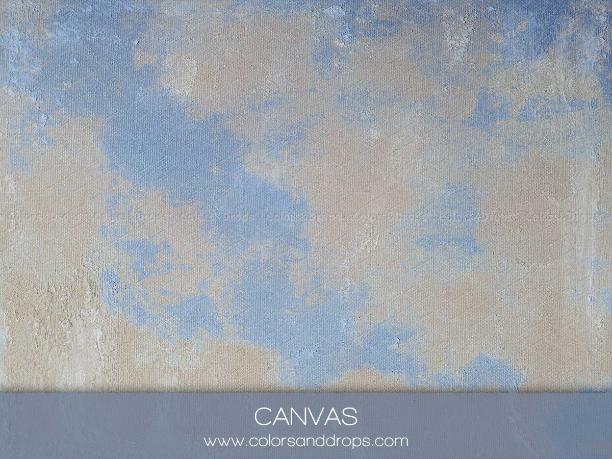 Fondo y suelo fotográficos azul texturizados Canvas – textura de lienzo pintado azul y beige | Colors&Drops