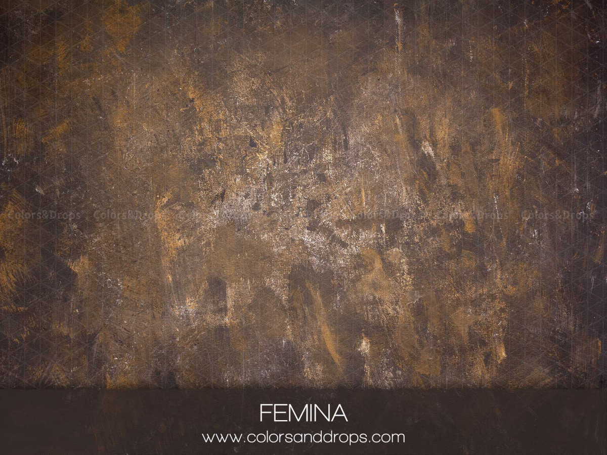 Dark brown textured photo backdrop & floor Femina – dark brown and gold painted texture | Colors&Drops