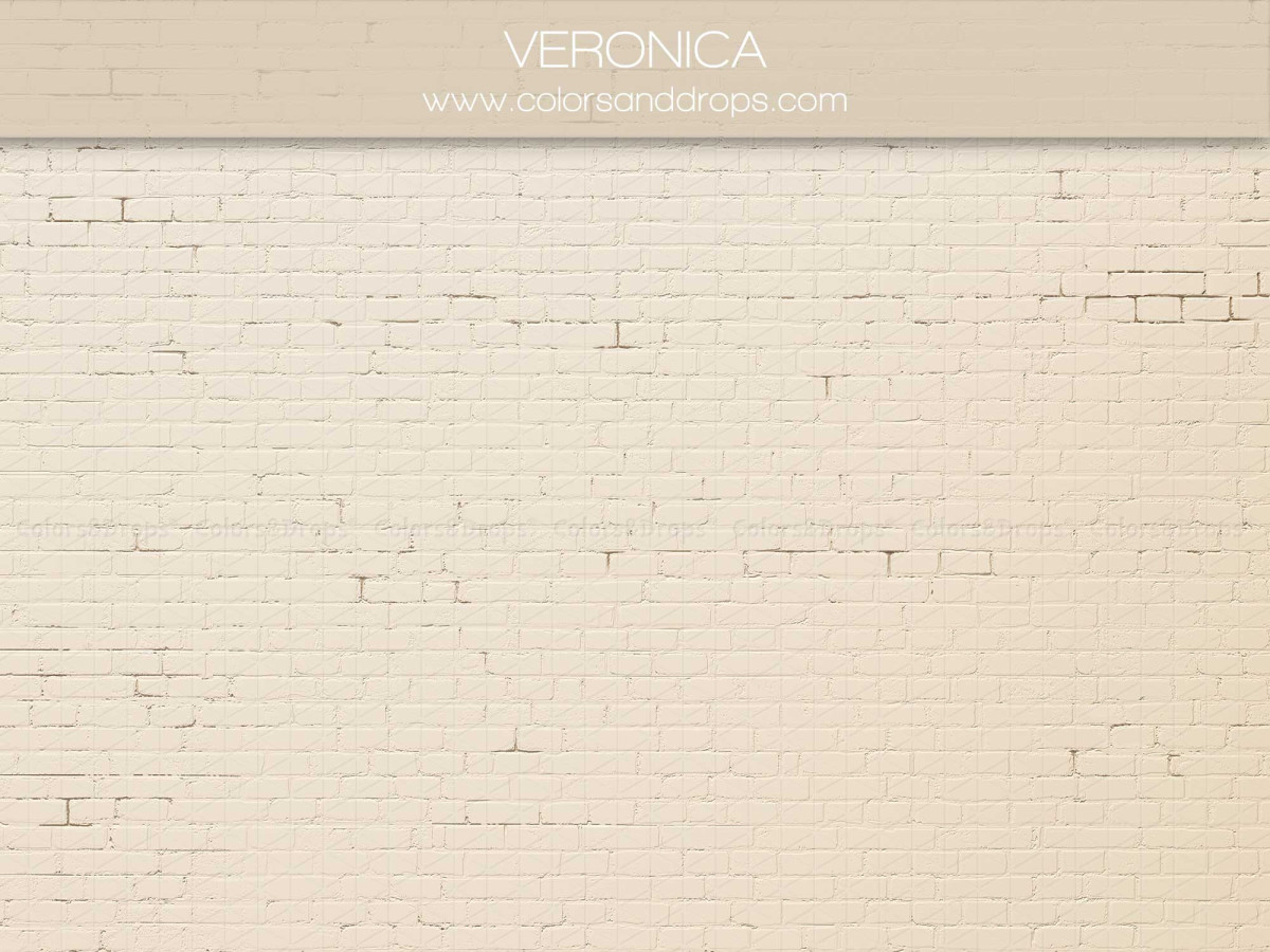 Cream textured photo backdrop Veronica – cream painted brick wall | Colors&Drops