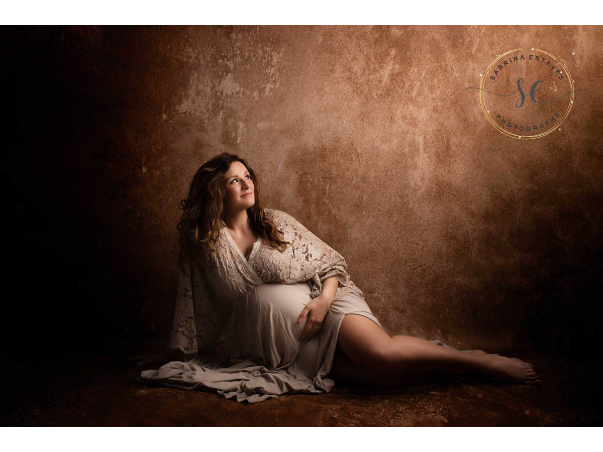 Brown textured photo backdrop & floor J'Adore – aged brown parchment texture | Colors&Drops