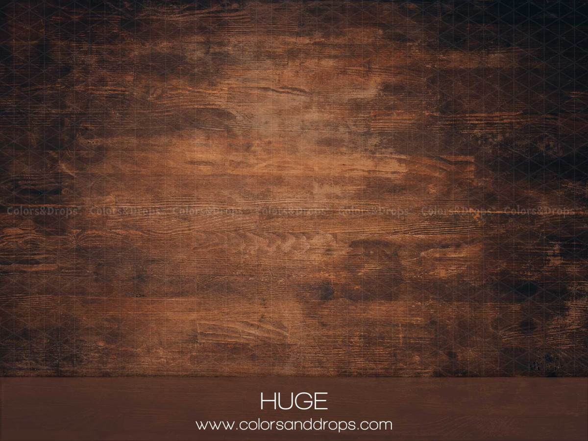 Sol photo Huge – texture bois brun foncé usé | Colors&Drops