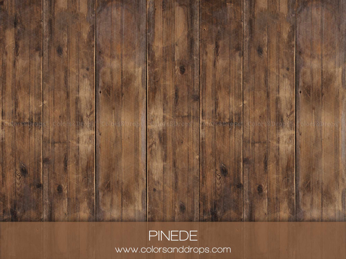 Photo floor Pinede – aged brown wooden planks | Colors&Drops