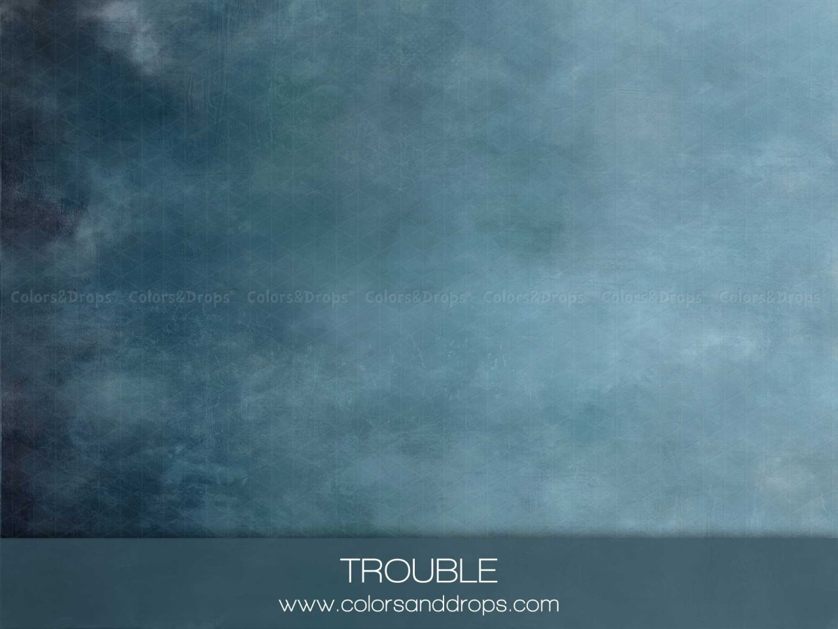 Fond photo bleu acier texturé Trouble – texture effet peinture bleu acier nuageux | Colors&Drops