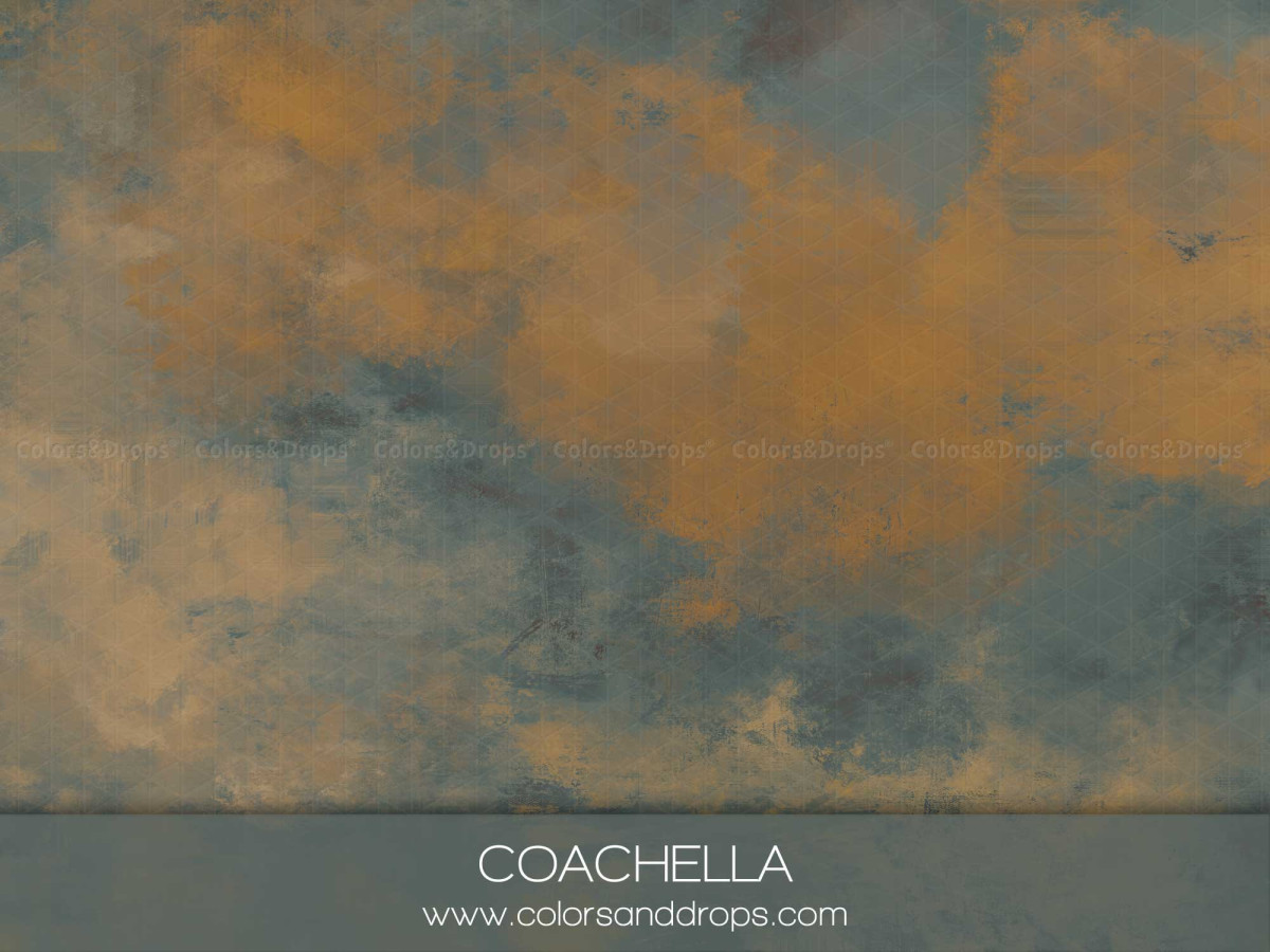 Ochre textured photo backdrop & floor Coachella – ochre and blue grey painted texture | Colors&Drops
