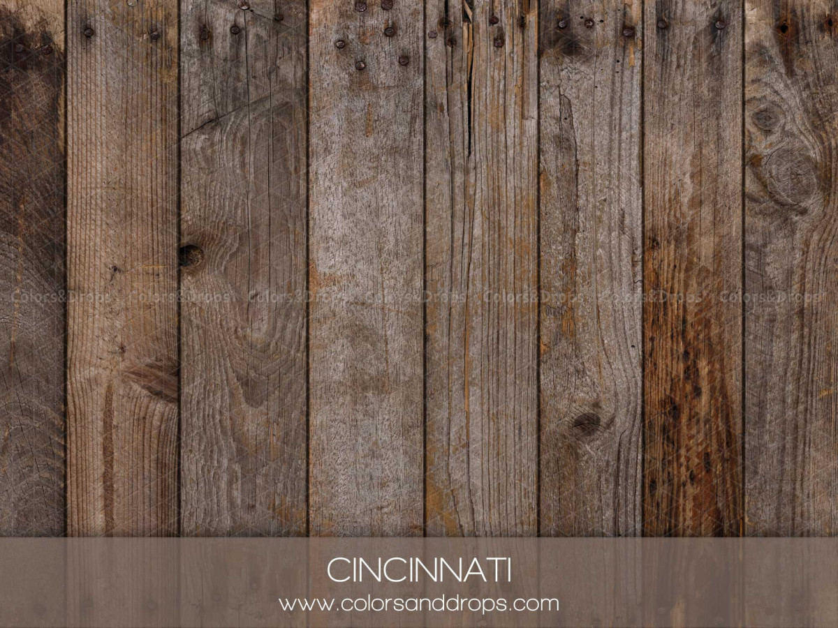 Photo floor Cincinnati – weathered grey wooden planks | Colors&Drops