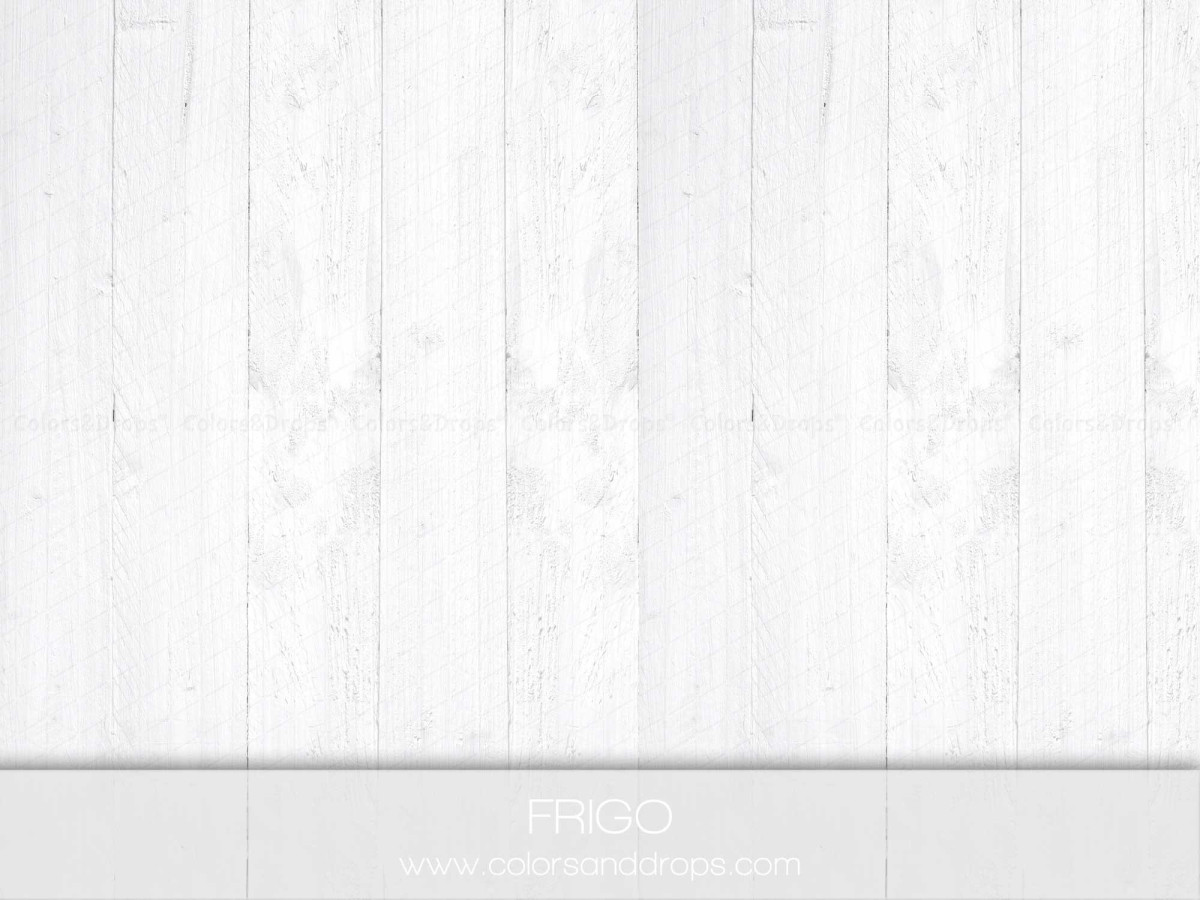 Photo floor Frigo – white wooden planks | Colors&Drops