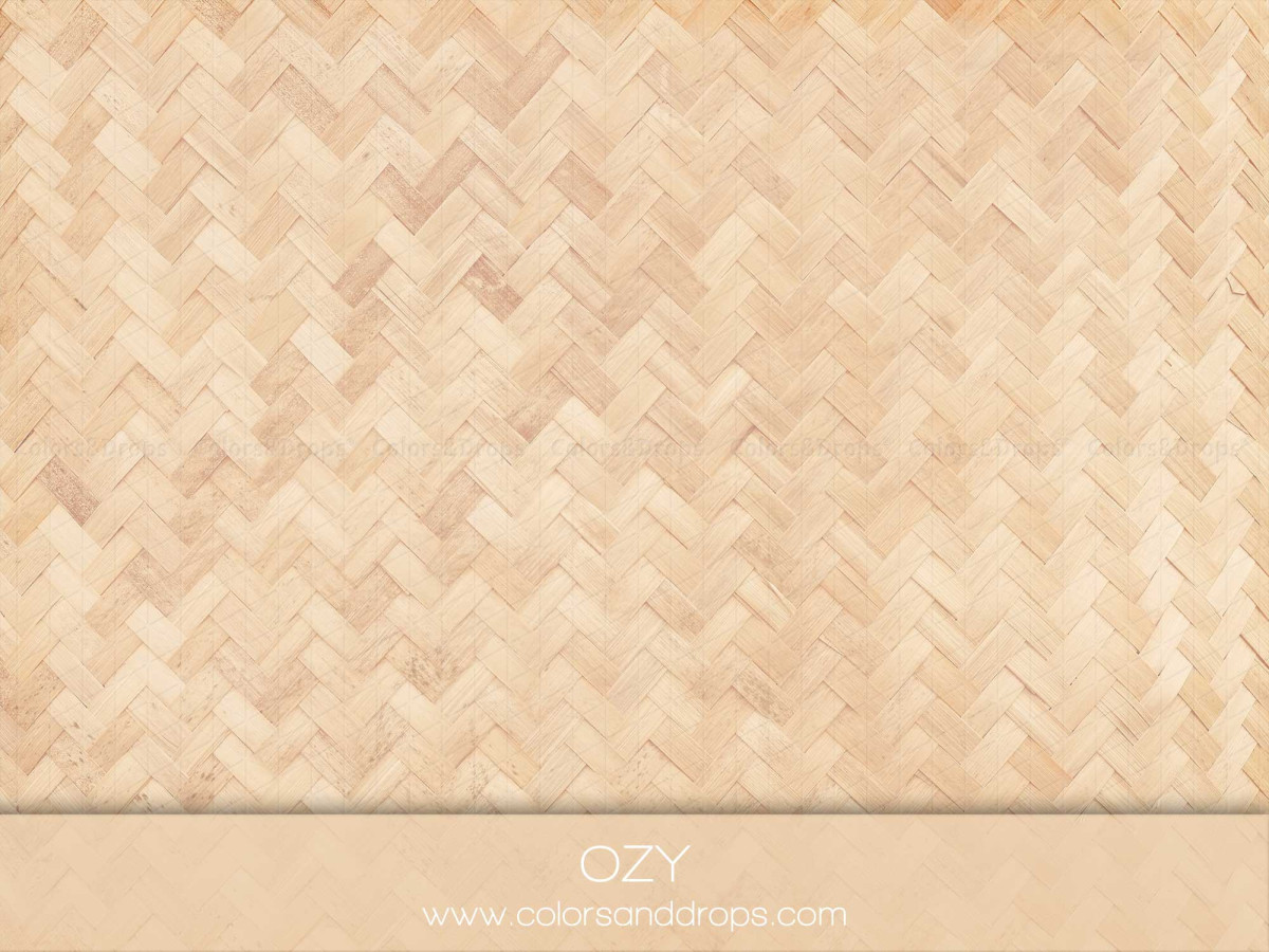 Photo floor Ozy – woven wicker texture | Colors&Drops