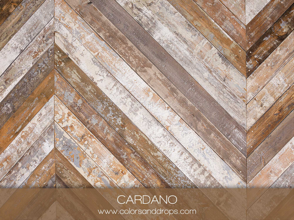Suelo fotográfico Cardano – parquet en espiga de madera envejecida blanqueada | Colors&Drops