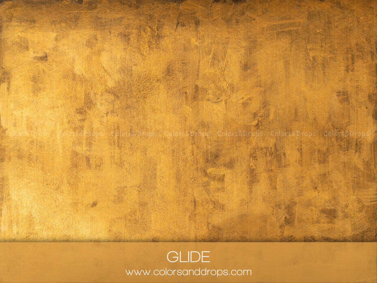 Fond photo moutarde texturé Glide – texture effet peinture jaune moutarde | Colors&Drops