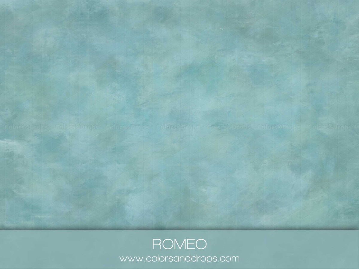 Fond photo bleu ciel texturé Romeo – texture effet peinture bleu ciel nuageux | Colors&Drops