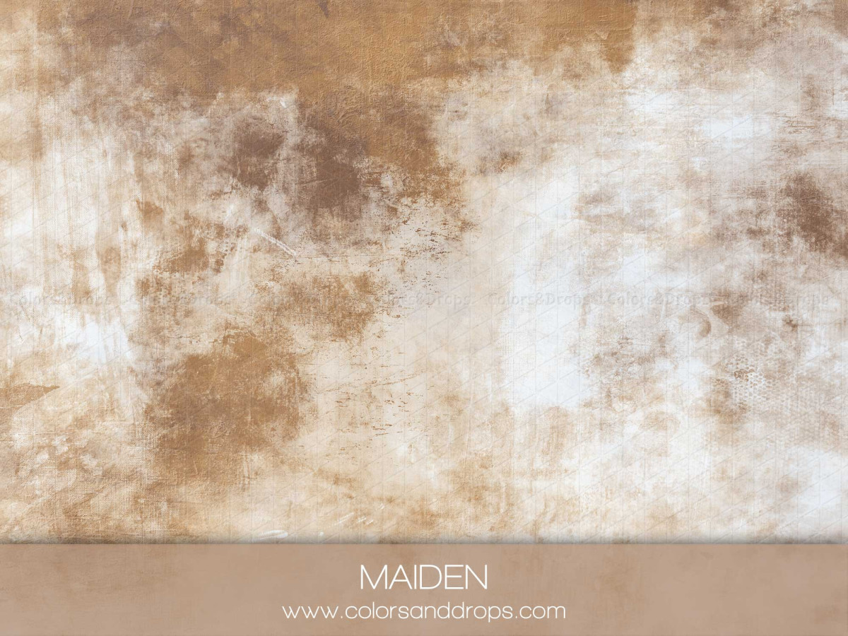 Cream textured photo backdrop & floor Maiden – aged cream and brown painted texture | Colors&Drops