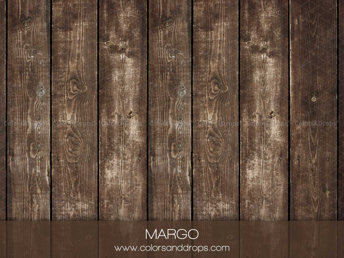 Suelo fotográfico Margo – tablones de madera oscura verticales | Colors&Drops